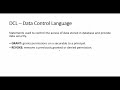 DDL, DML, DCL & TCL statements in SQL Database basics