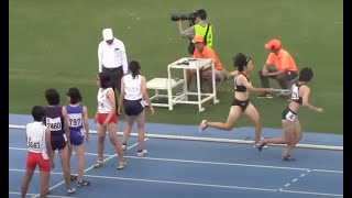 2014東京都高校新人陸上 女子4×400mリレー　予選2組