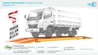 DHUTO - JEMBATAN TIMBANG PORTABEL (PORTABLE TRUCK SCALE/WEIGHBRIDGE SCALE) - MADE IN INDONESIA