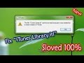 Download Fix iTunes Library.itl Cannot be read - 2016 Sloved 100% In Mp4 3Gp Full HD Video