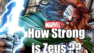 How Strong is Zeus (Marvel) |Zeus Feats (Marvel) | How Strong/Powerful | Sky-father