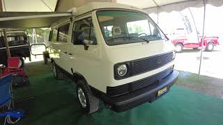 LOT 124 1985 VOLKSWAGON VANAGON WITH WESTFALIA CAMPER