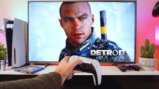 Testing Detroit Become Human on the PS5 -POV Gameplay, First Impression