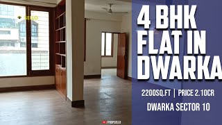 4 BHK Flat in Dwarka | Thiruvizha Apartments in Sector 10 Dwarka New Delhi Price ₹2.10Cr | 2200sq.ft