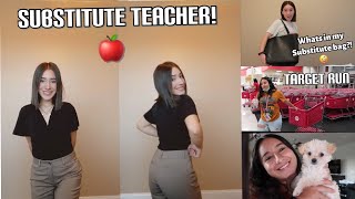 JESS IS GOING TO BE A SUBSTITUTE TEACHER!!! *preparing for the big day | vlog + haul