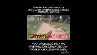 VIWANJA VINA UZWA MILIONI 3.5 VIPO CHANIKA MWISHO STENDI JIJI LA ILALA