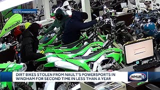 Dirt bikes stolen from Nault's Powersports in Windham for second time in less than a year