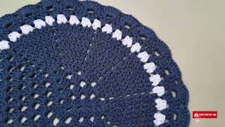 Tapete crochê oval Fácil e econômico #crochet #tapeteeconomico #croche #tapeteseconomicos #brasil