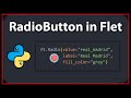 How To Create A Radio Button?  -  Python Flet Tutorial 4
