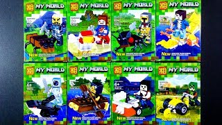 lego minecraft my world minifigures