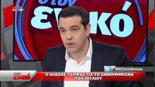 Τσίπρας: Επί του ηθικού πεδίου δεν δέχομαι κριτική και λάσπη