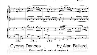 Alan Bullard: Cyprus Dances (for Piano Duet)