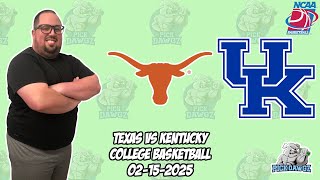 Texas vs Kentucky 2/15/25 Free College Basketball Picks and Predictions | NCAAB Pick