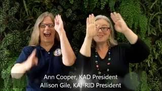 Join us! : KAD/KAI-RID 2017 Conference Vlog