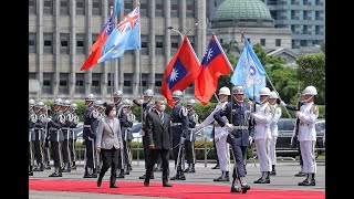 20220905 總統主持「軍禮歡迎吐瓦魯國總理拿塔諾伉儷」