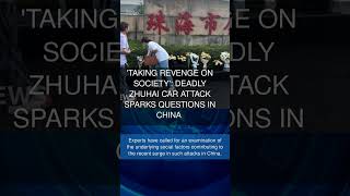 'Taking revenge on society': Deadly Zhuhai car attack sparks questions in China