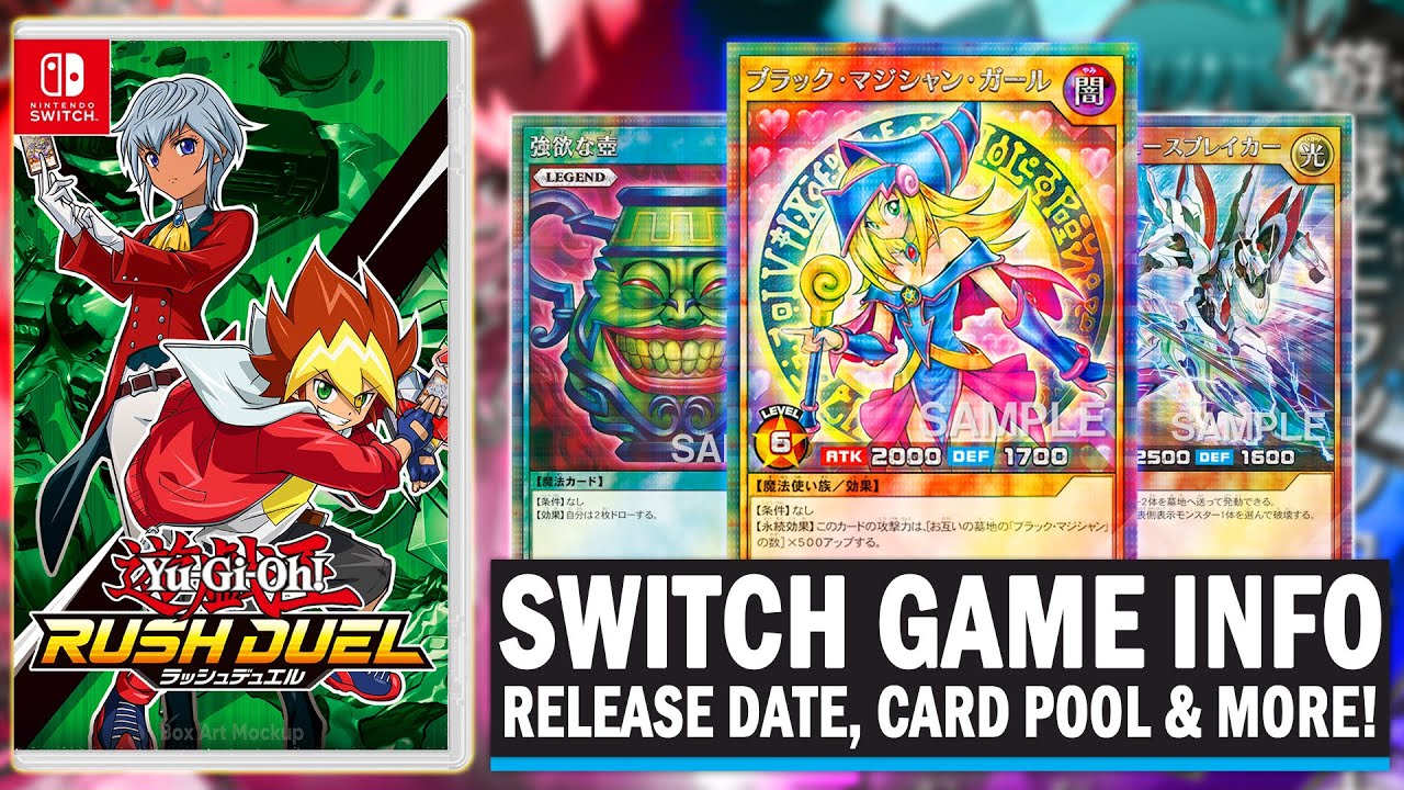 HUGE NEWS! Yu-Gi-Oh! Rush Duel Nintendo Switch Game RELEASE DATE, CARD ...