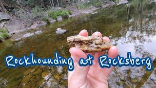 Rockhounding at Rocksberg for weird rocks #thefinders #rockhounding