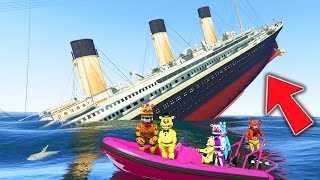 Gta 5 Can We Escape The Titanic Sinking Gta 5 Mods Pakvim - animatronics vs sinking titanic mod gt