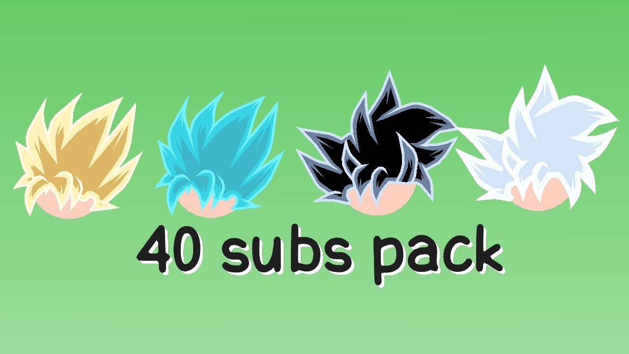 40 Subs Pack Sticknodes Youtube