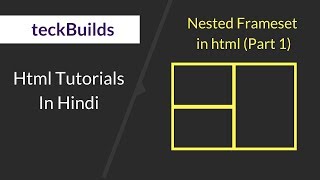 Nested frameset in html ( Part1)