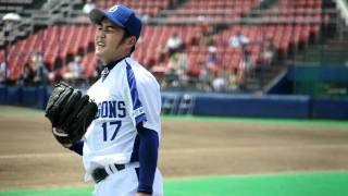 20110820 ナゴヤ球場 試合前 川井雄太