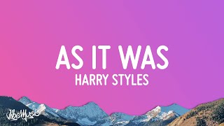 Harry Styles As It Was Lyrics