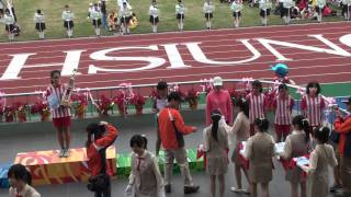 100年高雄市國小運動會徑賽總錦標女丙頒獎