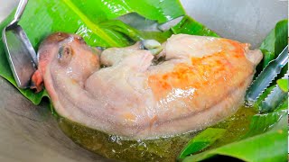 Amazing Cooking Sweet Fried Baby Cow Eating With Children😋