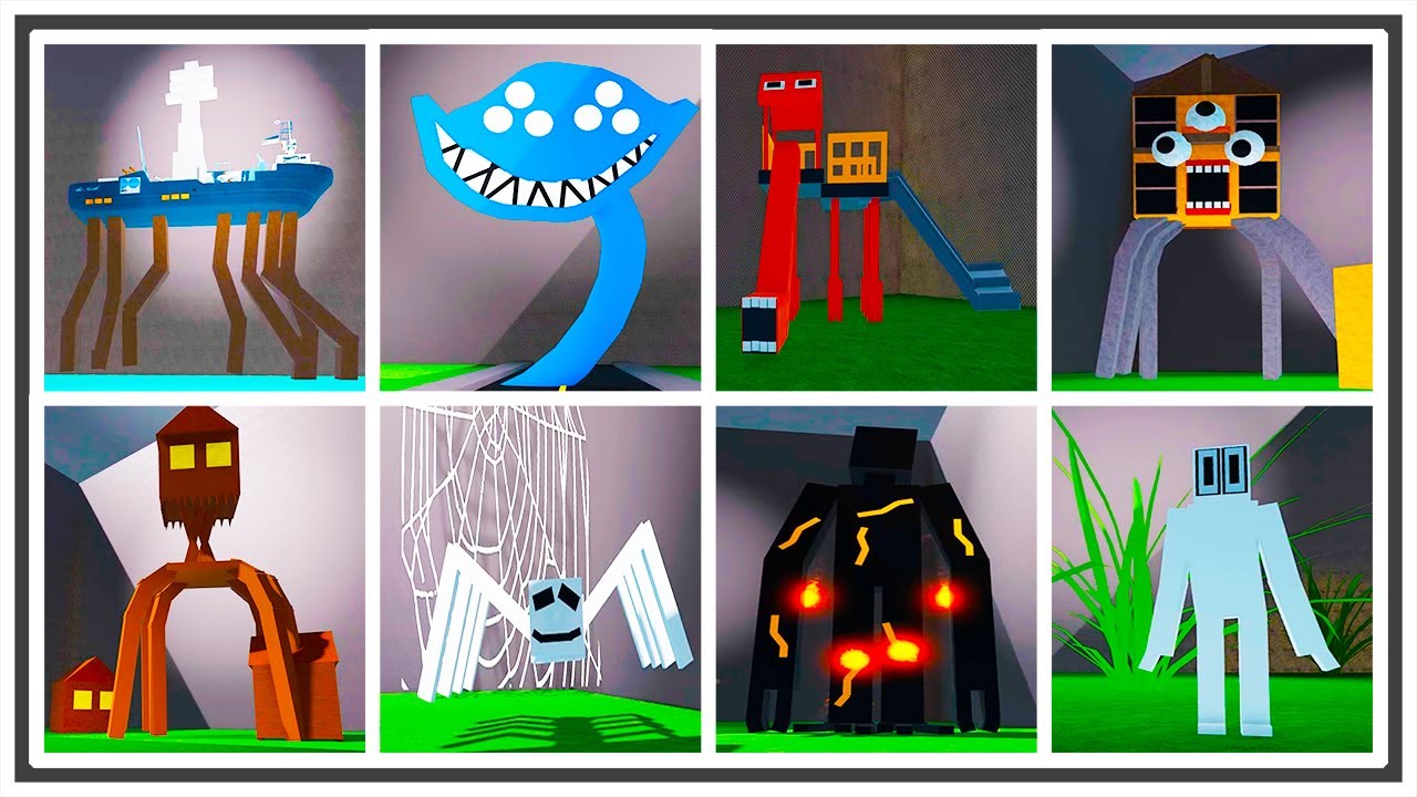 Trevor Henderson Creatures Scary Killer Part 1 All Big Size Part A