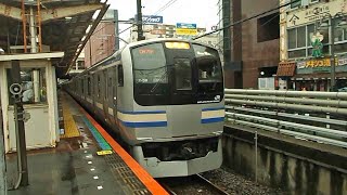 JR東日本E217系　Y39編成ほか　総武快速線　津田沼駅発車