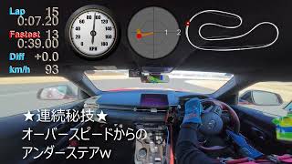 A91 90スープラ TC1000 38.9秒 筑波サーキット