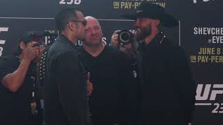 UFC 238 Media Day: Tony Ferguson vs. Donald Cerrone Face Off