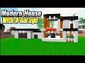 How To Build Modern House With a Garage In School party craft