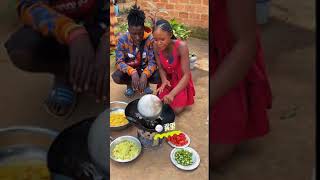 REMOTE VILLAGE COOKING #SHORTS #非洲  非洲人做饭 #SHORTS