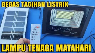 REVIEW OF SOLAR POWERED LAMP‼️LAMP WITHOUT PLN ELECTRICITY‼️