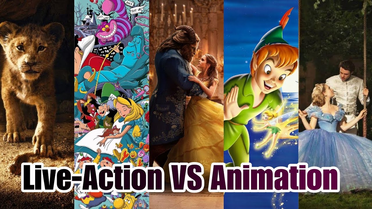 Top 6 Movies With Both Live Action And Animated Adaptations Part 1
