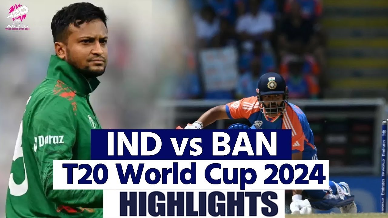 India Vs Bangladesh T20 World Cup Highlights | IND Vs BAN T20 47th ...