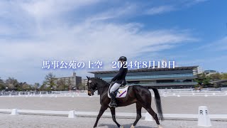 馬事公苑の上空 8月19日