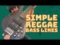 Play Simple Reggae Bass Lines