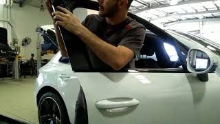 Porsche Macan b pillar trim replacement