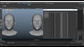 Rigging a Photorealistic Head for Performance Capture - Creating Blend Shape Node (10/13)