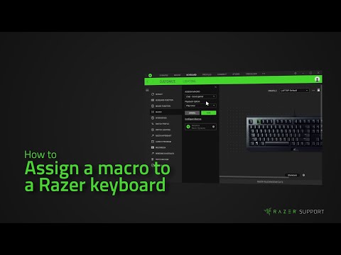 How to assign a macro to a Razer keyboard