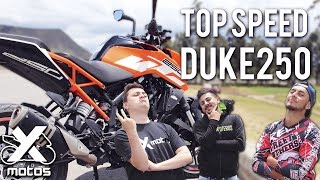 TOP SPEED KTM DUKE 250 l XMOTOS