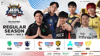 🔴 LIVE | MPL PH S15 | FILIPINO - Week 1 Day 2