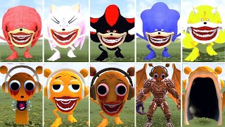 EVOLUTION OF ALL FORMS OF SPRUNKI OREN VERSUS SONIC TAPE HORROR VERSION WHO WILL WIN? in Garry's Mod