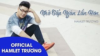 Nhớ Gấp Ngàn Lần Hơn (Trần Lê Quỳnh) | Acoustic Cover | Hamlet Trương