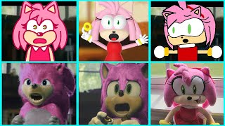 Sonic The Hedgehog Movie - Amy x Uh Meow All Designs Compilation 2