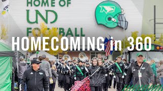 Experience UND Homecoming in 360/VR