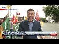 gb news south west reporter jeff moody speaks to rmt union members